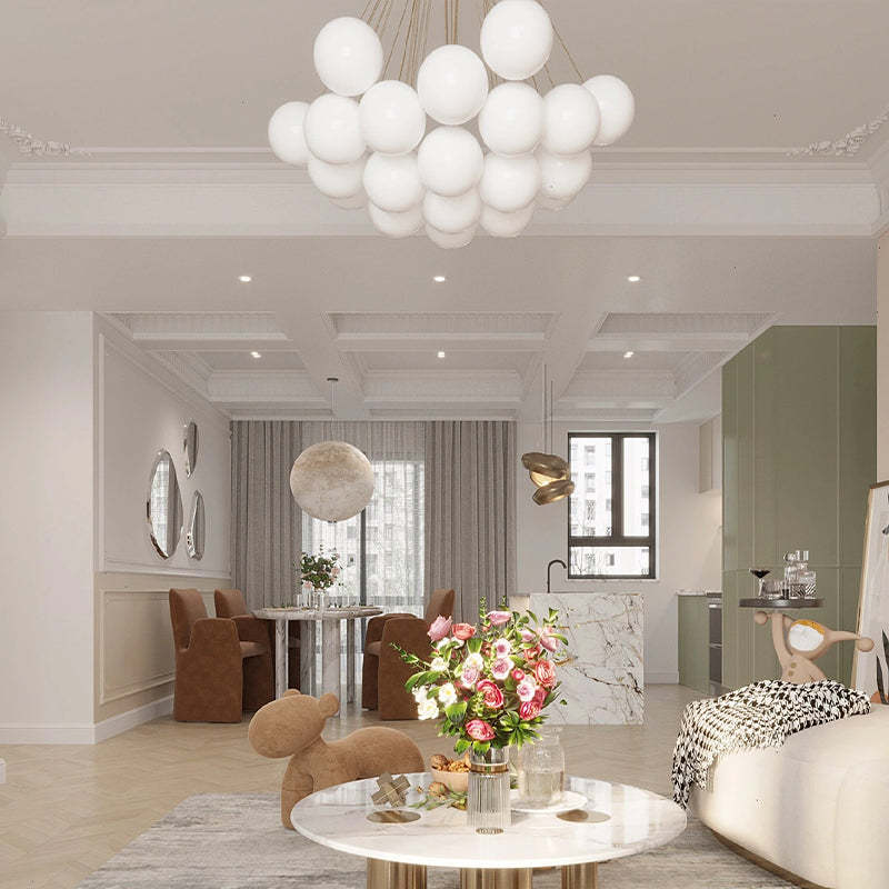 LuxeGlow Pendent - Nowoczesna LED Tosłowna Lampa Wisząca do Współczesnego Wnętrza