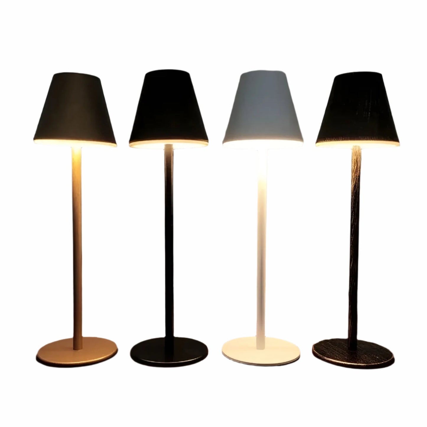 Nowoczesna Bezprzewodowa Lampa LED z Aluminium – Stylowy Design, Aż do 28 Godzin Świecenia, Doskonała do Wnętrz i na Zewnątrz