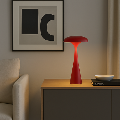 Nowoczesna Lampka Stołowa LED w Kształcie Meduzy – Bezprzewodowa Lampka Nocna z Funkcją Dotykową, Idealna do Każdego Wnętrza