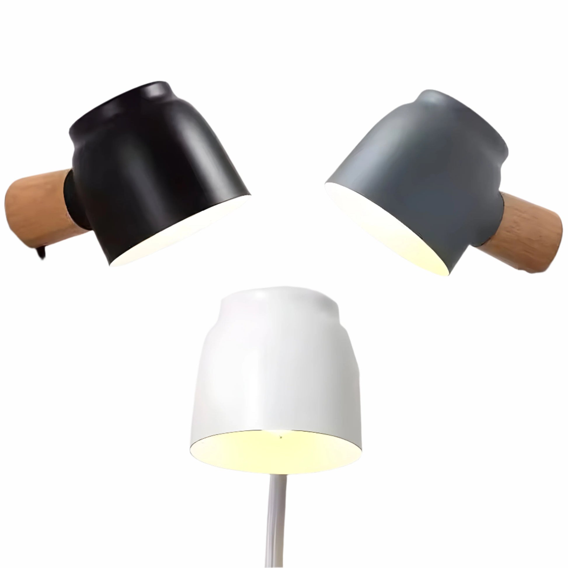 Kinkiet Ścienny Liora LED Nowoczesna Lampa w Trzech Kolorach z Możliwością Podłączenia do Gniazdka