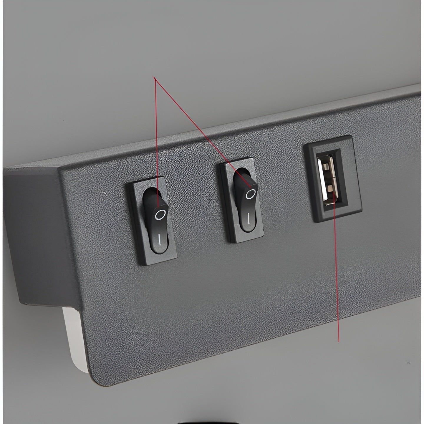 Kinkiet Ścienny Arven LED w Stylu Nordyckim Czarny z Przełącznikiem Nowoczesna Lampa do Czytania