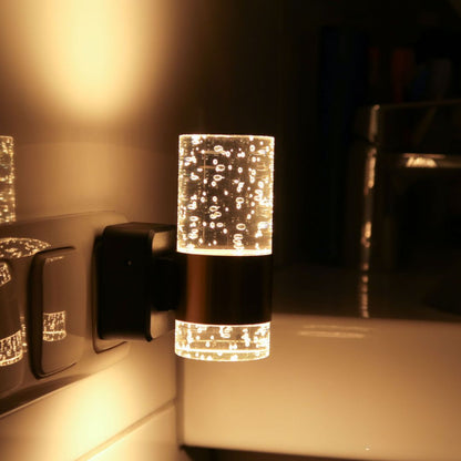 LumiSense Lampa – 2-Częściowa Lampa Ścienna LED z Automatycznym Czujnikiem Światła | Luksusowy Kinkiet z Regulowaną Jasnością i Złotymi Akcentami