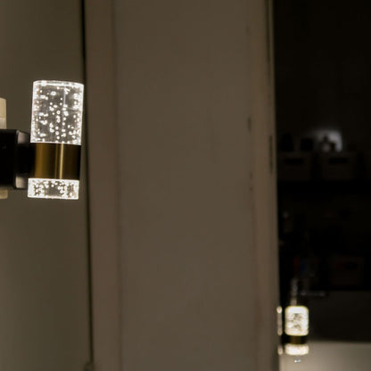 LumiSense Lampa – 2-Częściowa Lampa Ścienna LED z Automatycznym Czujnikiem Światła | Luksusowy Kinkiet z Regulowaną Jasnością i Złotymi Akcentami