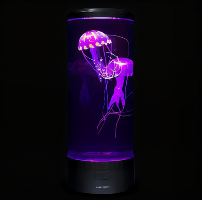 Lampa Stołowa LED z Efektem Meduzy – Kolorowe Nocne Światło, Energooszczędna i Bezpieczna, Idealna do Sypialni i Pokoju Dziecięcego