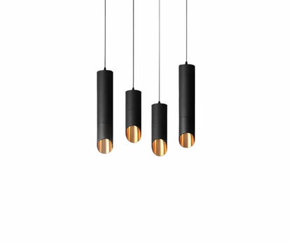 Lampa Wisząca Lior LED Tube Nowoczesna Lampa do Salonu Czarna lub Biała Energooszczędna Idealna Nad Stół