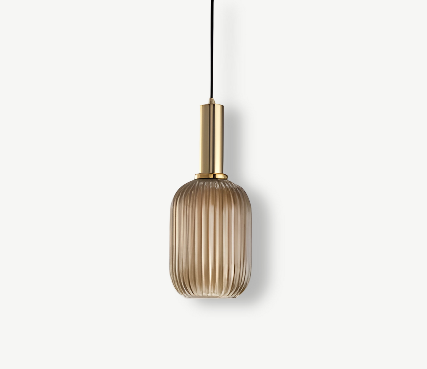 Lampa Wisząca Ribbia Glass Vintage Oświetlenie do Salonu z Ryflowanego Szkła w Różnych Rozmiarach i Kolorach