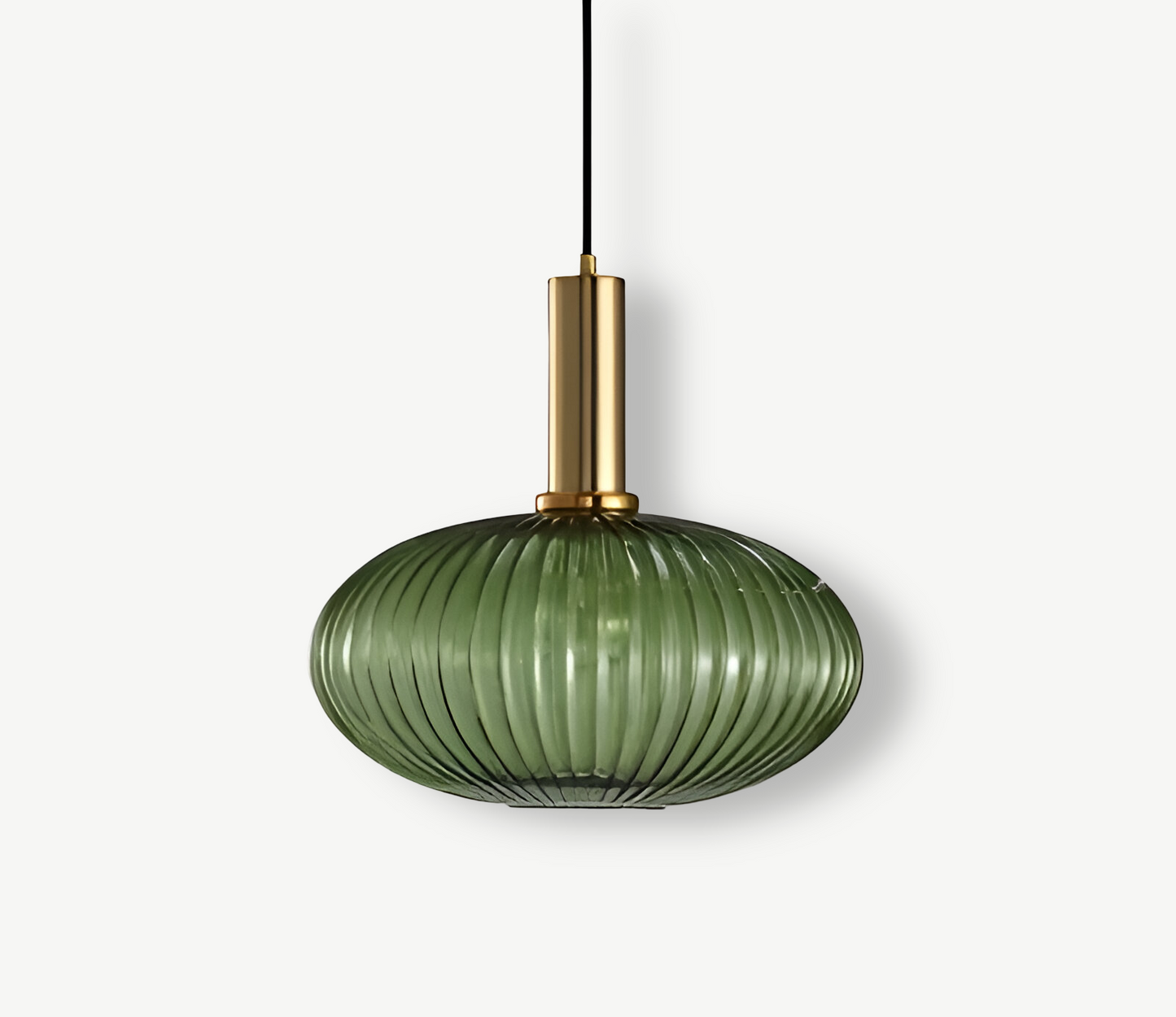 Lampa Wisząca Ribbia Glass Vintage Oświetlenie do Salonu z Ryflowanego Szkła w Różnych Rozmiarach i Kolorach