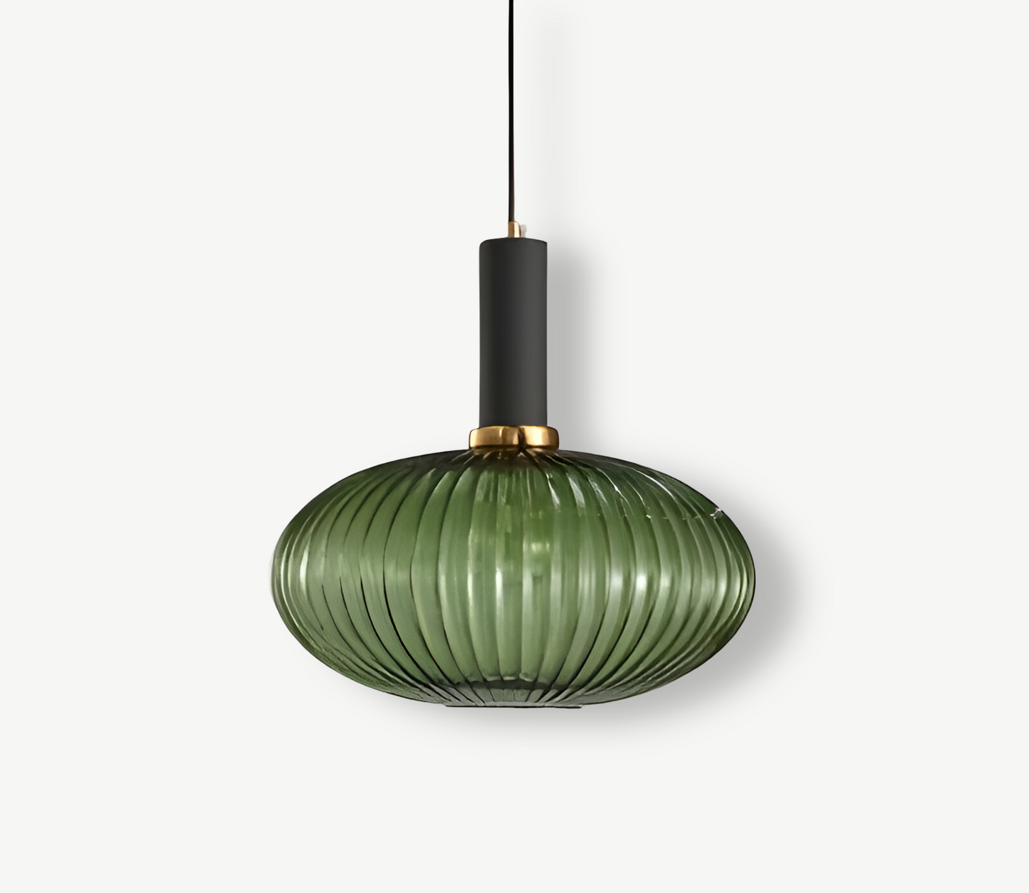 Lampa Wisząca Ribbia Glass Vintage Oświetlenie do Salonu z Ryflowanego Szkła w Różnych Rozmiarach i Kolorach