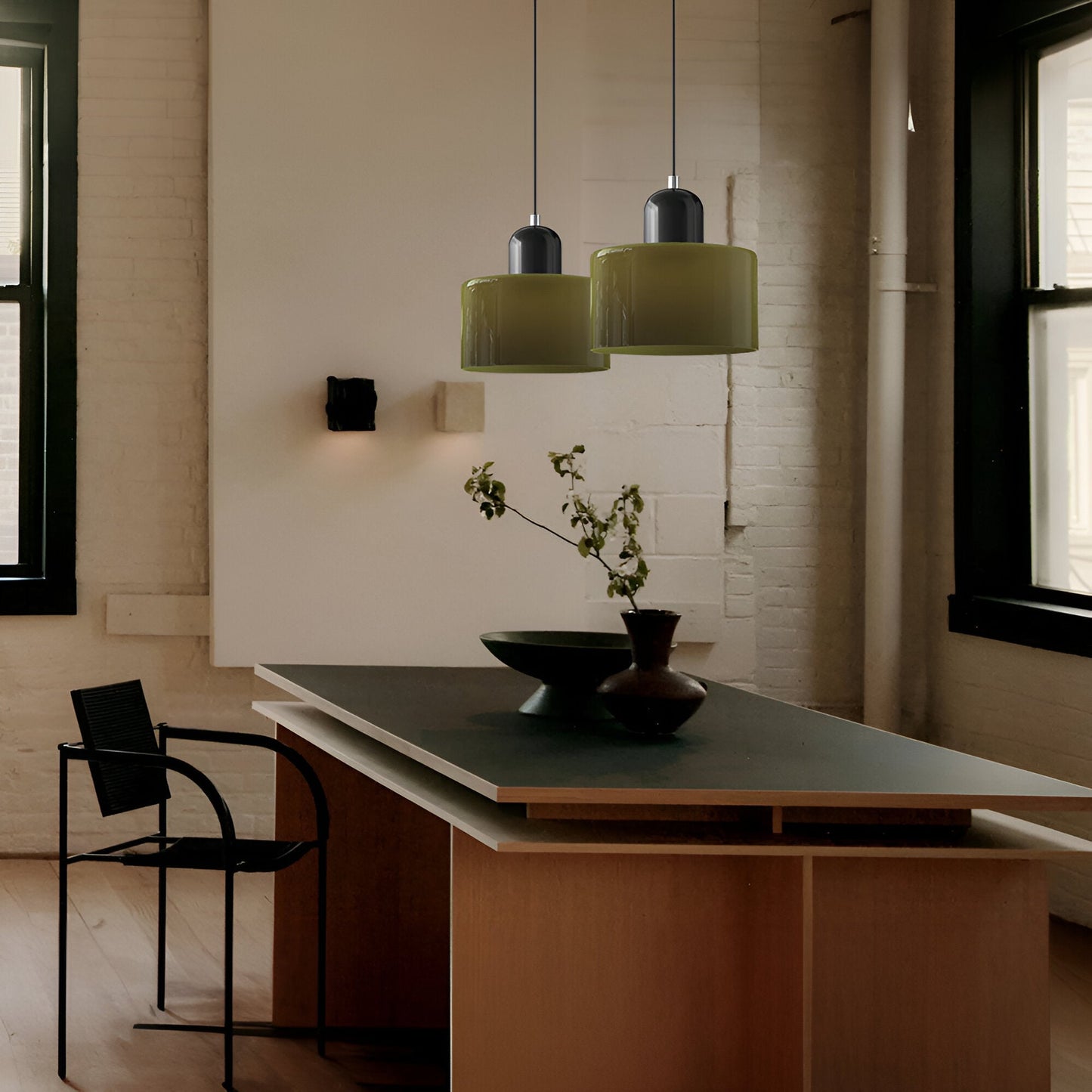 Lampa Wisząca Elara Glass Elegancka Lampa do Salonu i Jadalni Minimalistyczny Design z Ciepłym Oświetleniem