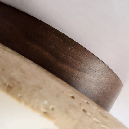 ÉclatPierre - Elegancka LED-owa lampa wbudowana z trawertynu