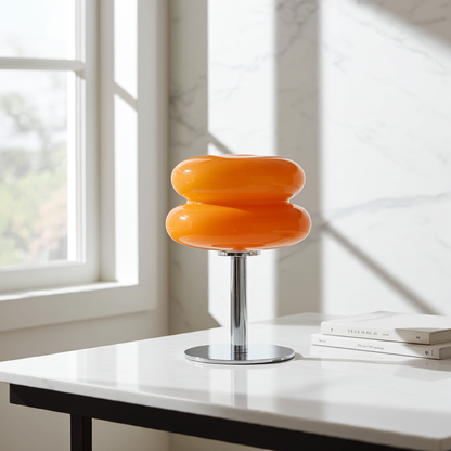 Bezprzewodowa Lampa Stołowa LED w Stylu Vintage Bauhaus – Dimmowalna, 29,5 cm, Idealna do Salonu i Sypialni